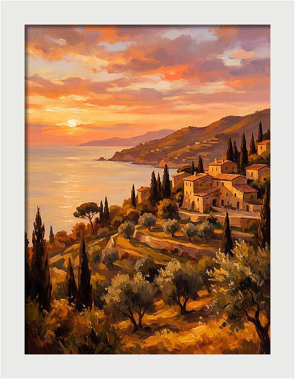 Serene Mediterranean Dusk