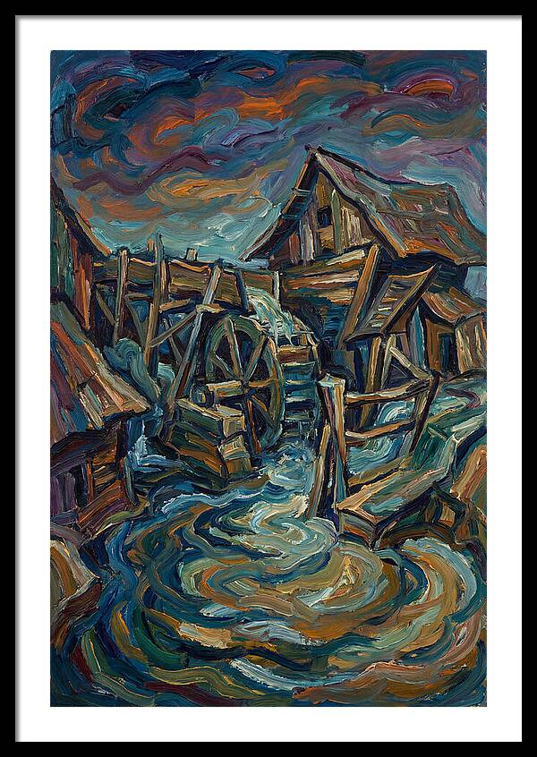 Serene Mill By The Stream