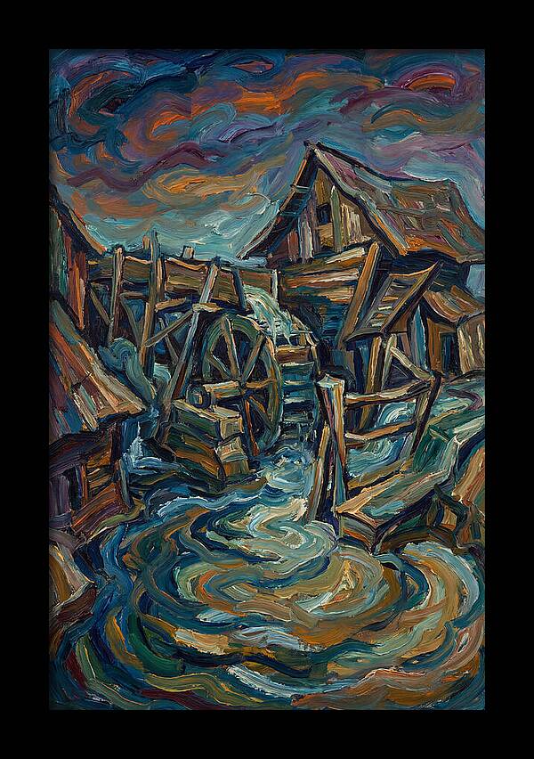 Serene Mill By The Stream
