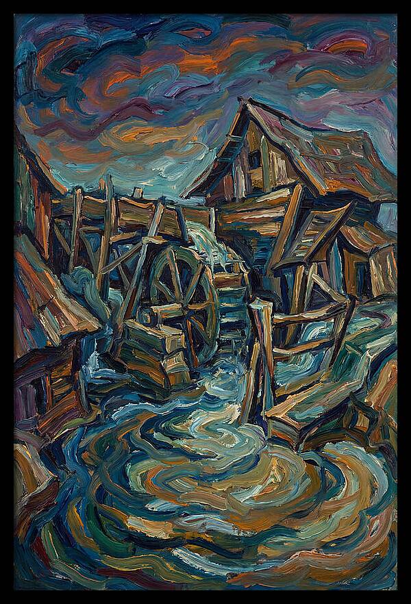 Serene Mill By The Stream