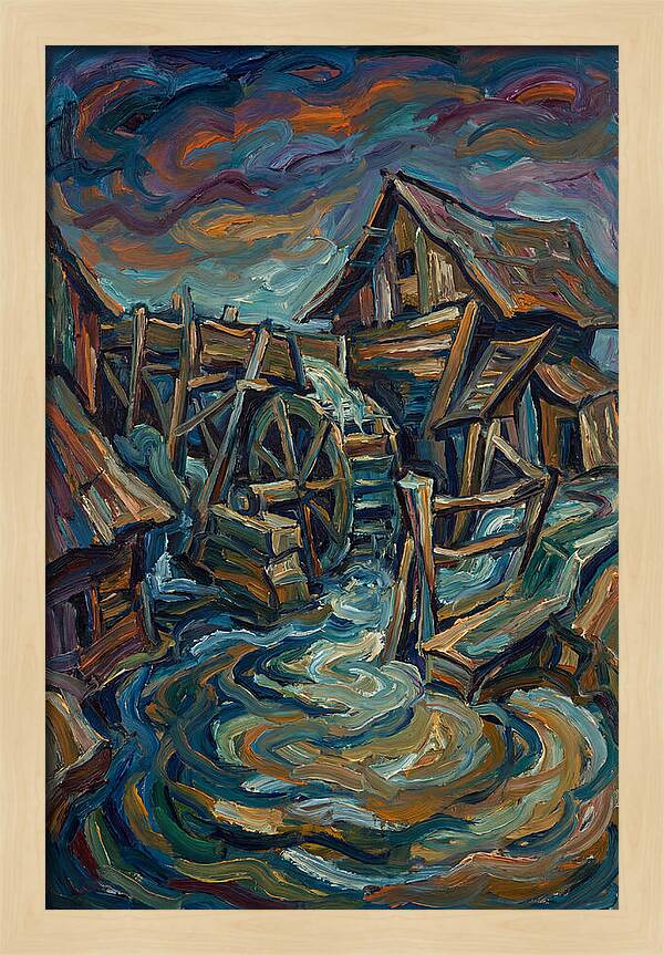 Serene Mill By The Stream
