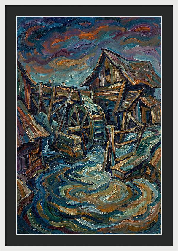 Serene Mill By The Stream