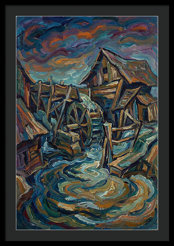 Serene Mill By The Stream