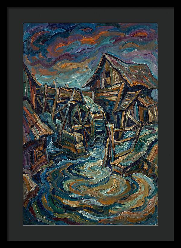 Serene Mill By The Stream