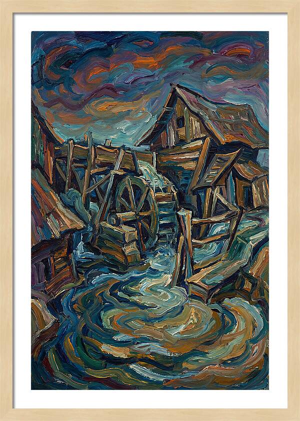 Serene Mill By The Stream