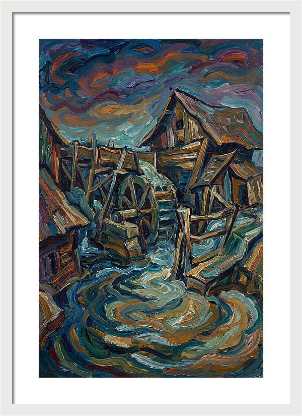 Serene Mill By The Stream