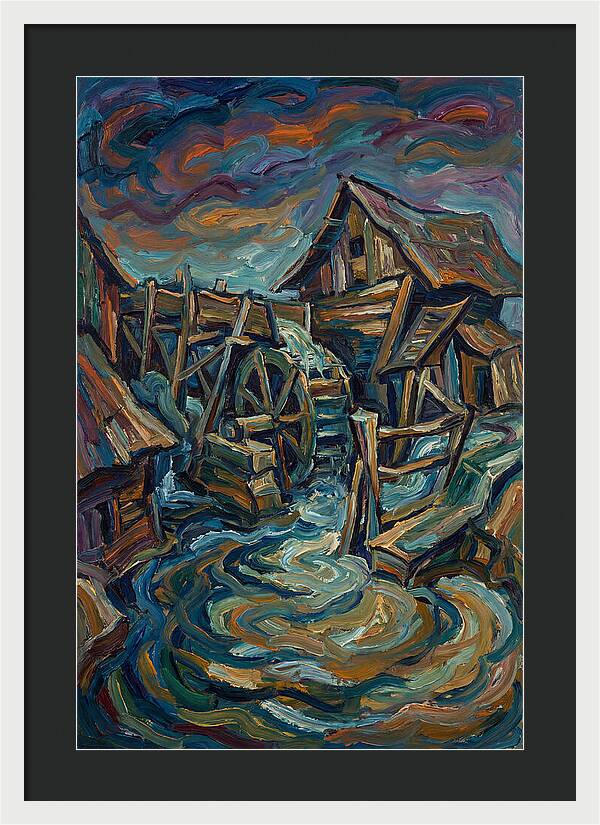 Serene Mill By The Stream