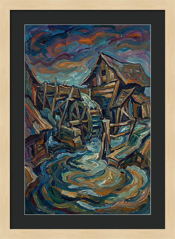Serene Mill By The Stream