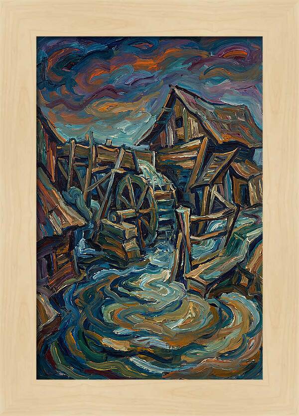 Serene Mill By The Stream