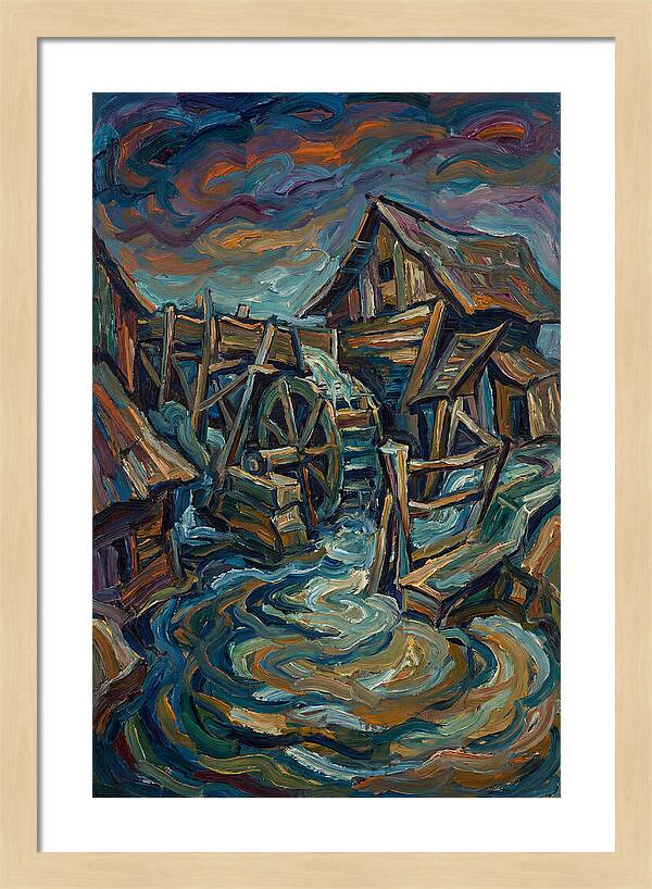Serene Mill By The Stream
