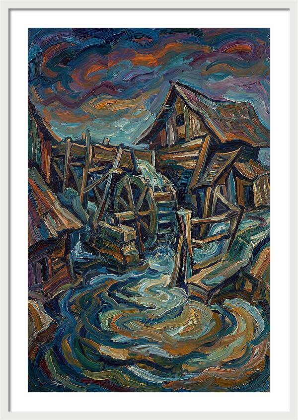 Serene Mill By The Stream