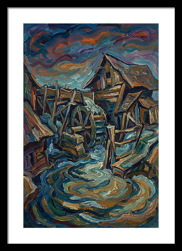 Serene Mill By The Stream
