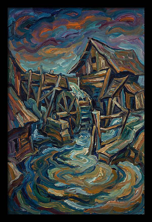 Serene Mill By The Stream