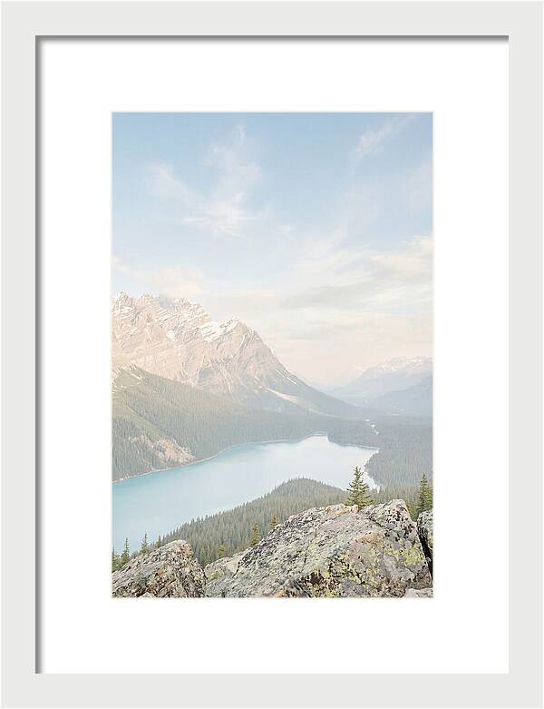 Serene Moments By Moraine Lake