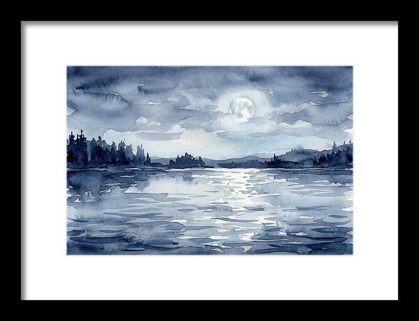 Serene Moonlit Waterscape
