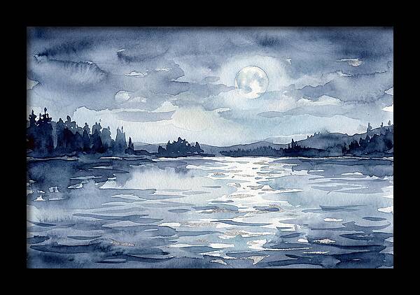 Serene Moonlit Waterscape