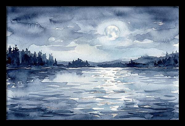Serene Moonlit Waterscape