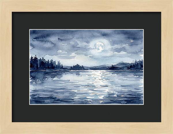 Serene Moonlit Waterscape