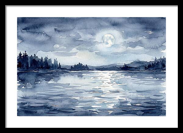 Serene Moonlit Waterscape