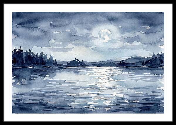 Serene Moonlit Waterscape