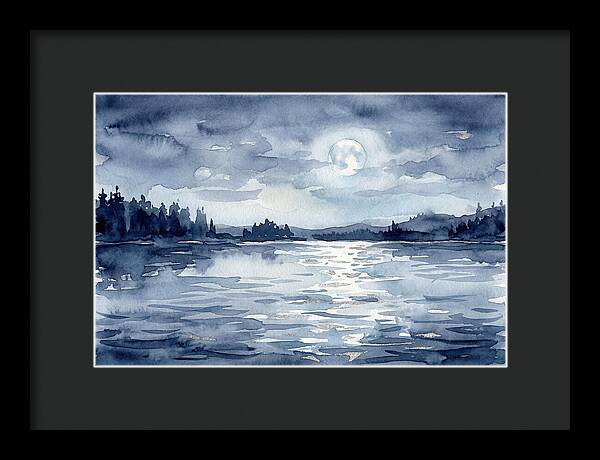 Serene Moonlit Waterscape