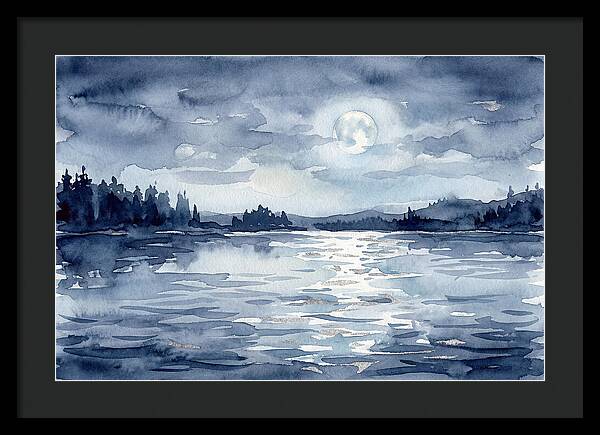 Serene Moonlit Waterscape