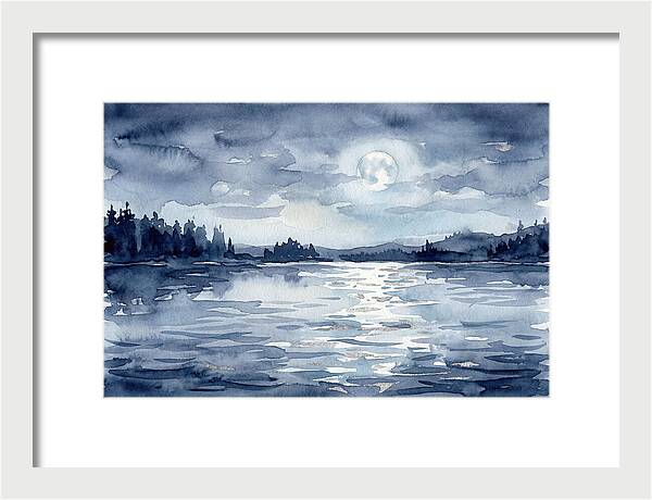 Serene Moonlit Waterscape