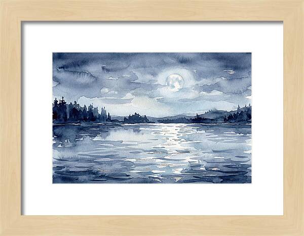 Serene Moonlit Waterscape