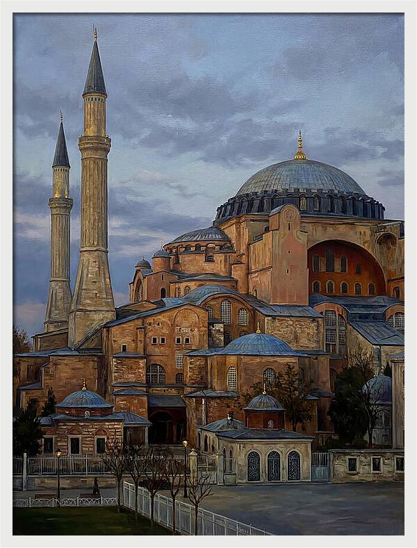 Serene Mosque Under Twilight