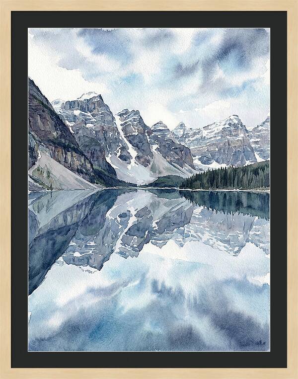 Serene Mountain Reflections