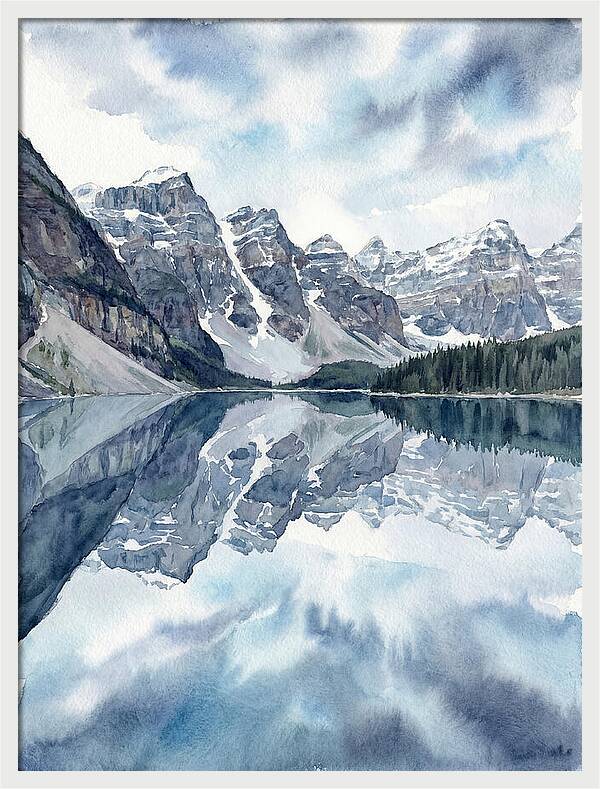 Serene Mountain Reflections