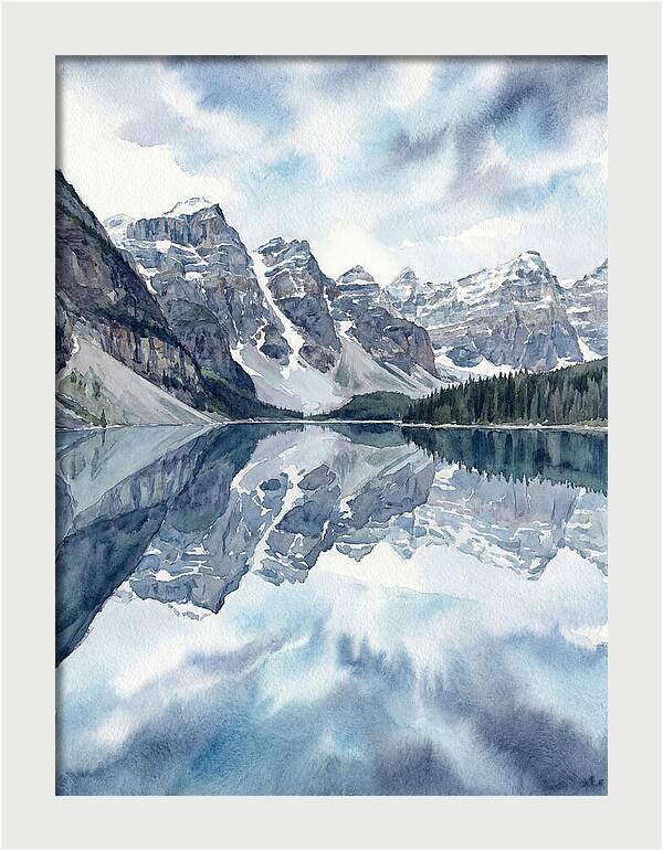 Serene Mountain Reflections