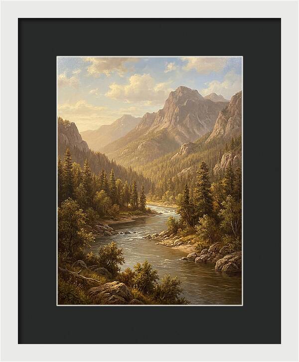 Serene Natures Mirror