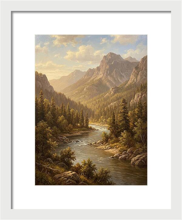 Serene Natures Mirror