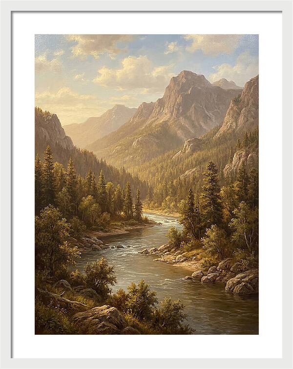 Serene Natures Mirror