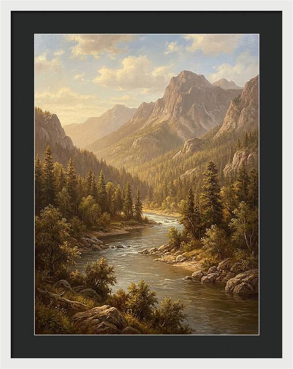 Serene Natures Mirror