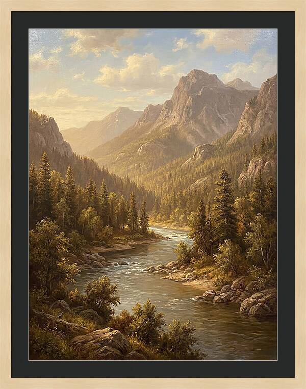 Serene Natures Mirror