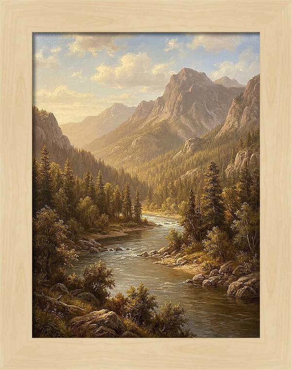 Serene Natures Mirror
