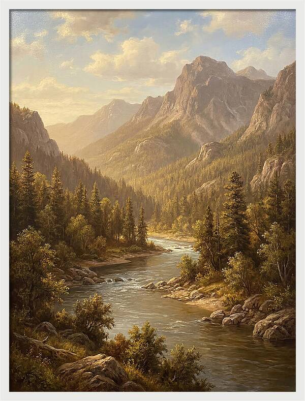 Serene Natures Mirror
