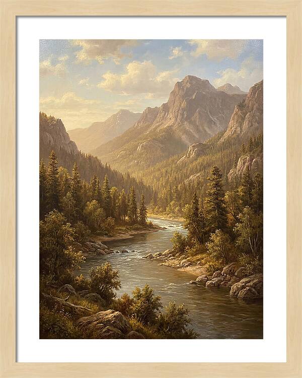 Serene Natures Mirror
