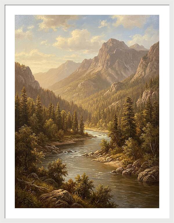 Serene Natures Mirror