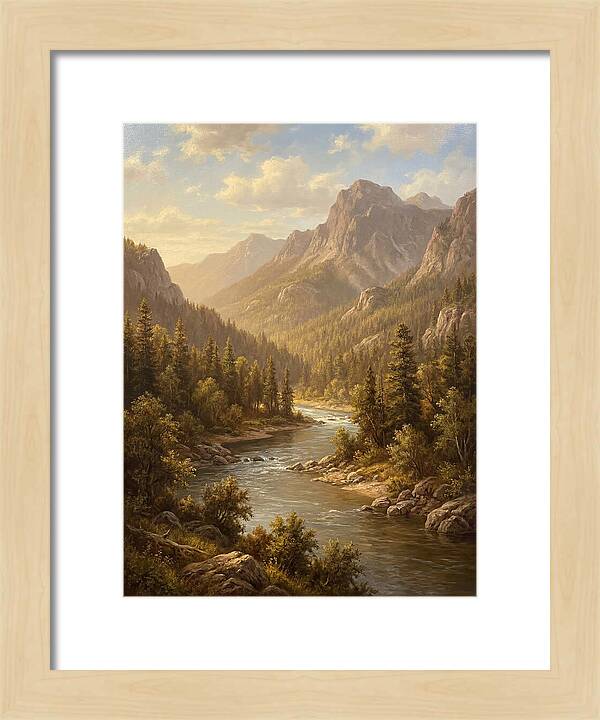 Serene Natures Mirror