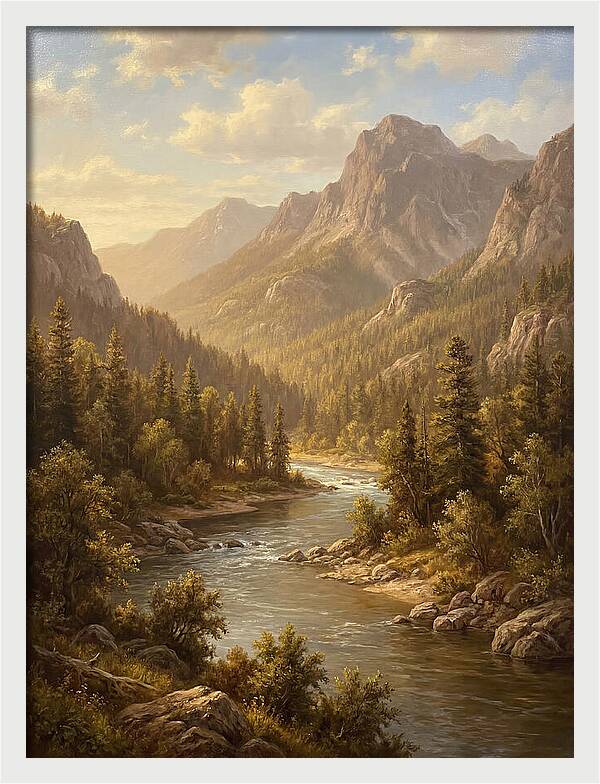 Serene Natures Mirror