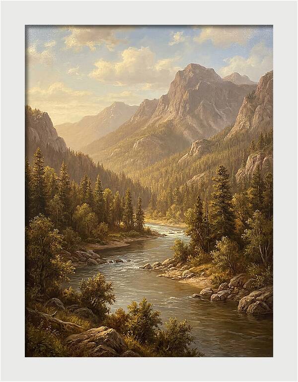 Serene Natures Mirror