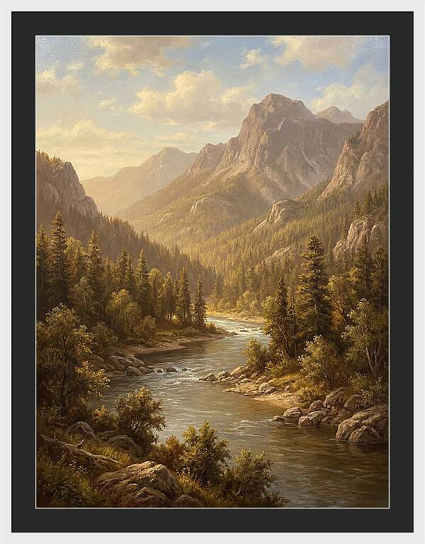 Serene Natures Mirror