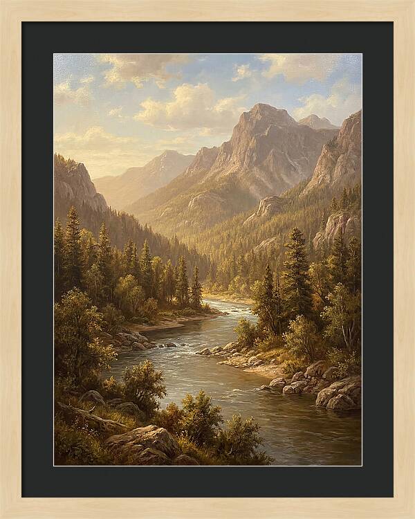 Serene Natures Mirror