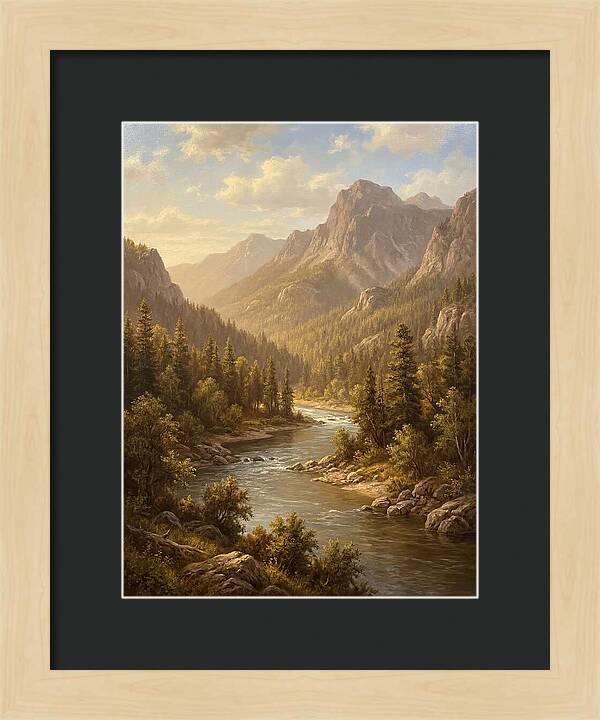 Serene Natures Mirror