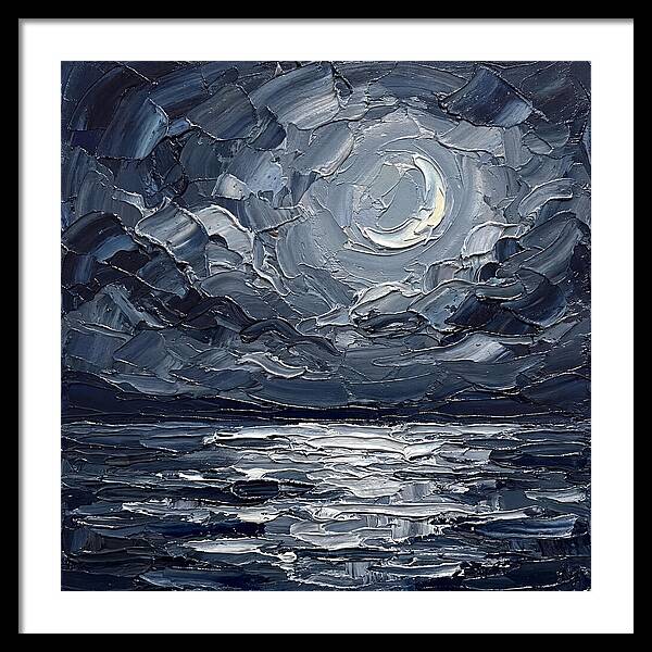 Serene Nightscape Beneath The Moon