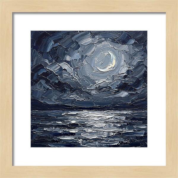 Serene Nightscape Beneath The Moon