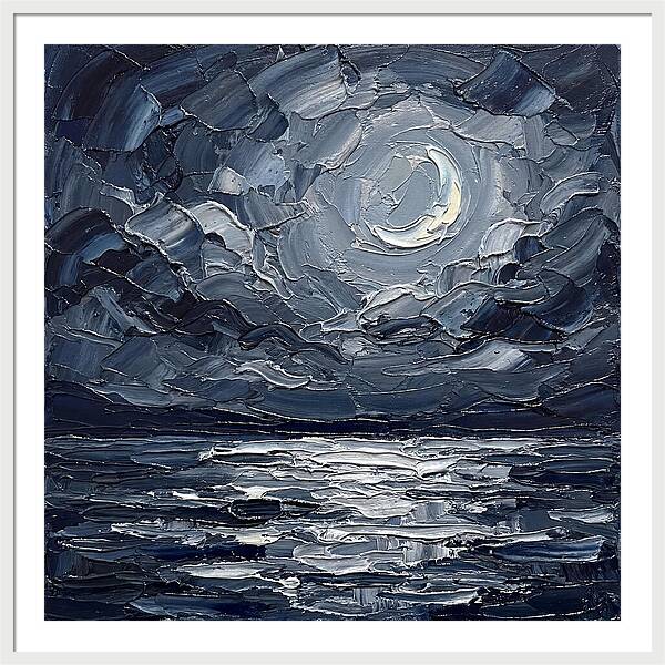 Serene Nightscape Beneath The Moon